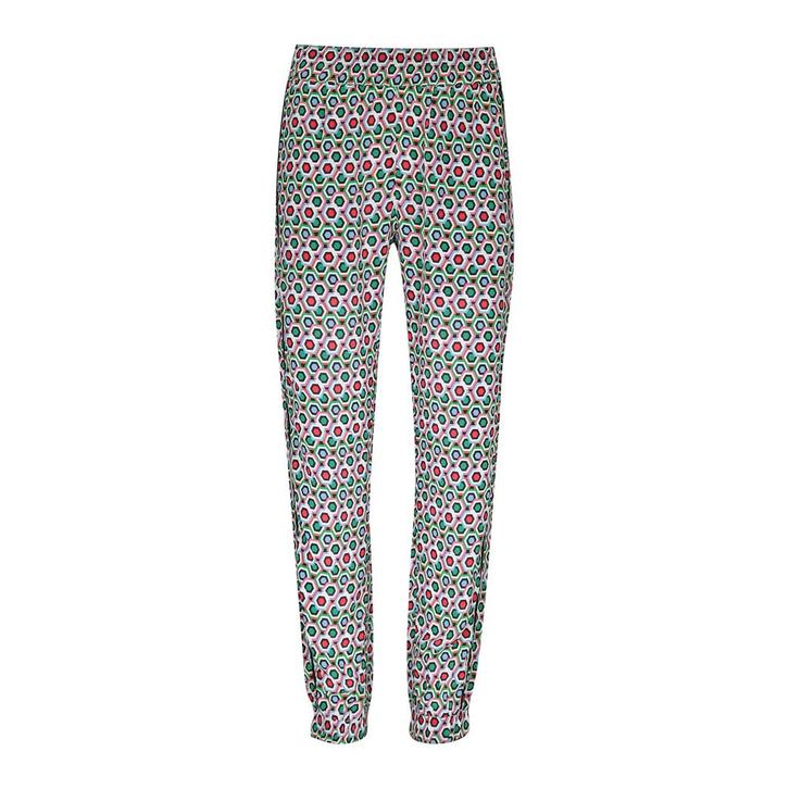 Frogbox • broek met hexagons • 36, Kleding | Dames, Broeken en Pantalons, Rood, Nieuw, Maat 36 (S), Verzenden