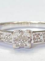 Zonder Minimumprijs - Ring - 18 karaat Witgoud Diamant, Nieuw