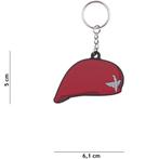 Sleutelhanger PVC - Baret Rood WWII NIEUW, Verzamelen, Ophalen of Verzenden, Nieuw