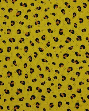 Ajour Tricot Panter Oker, Hobby en Vrije tijd, Stoffen en Lappen, Geel, Nieuw