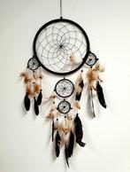 Dromenvanger - Dreamcatcher  zwart 25 cm, Nieuw, Verzenden