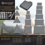 KESSER® Schaduwdoek 3x3x3m - Zonnezeil - Waterafstotend - Gr, Verzenden, Nieuw