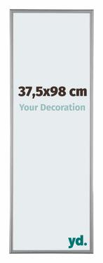 Fotolijst 37,5x98 cm - Platina - Aluminium - Kent, Huis en Inrichting, Woonaccessoires | Lijsten, Verzenden, Nieuw