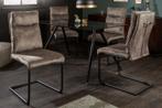 Moderne sledestoel COMFORT antiek taupe met comforthandgreep, Huis en Inrichting, Ophalen of Verzenden, Nieuw