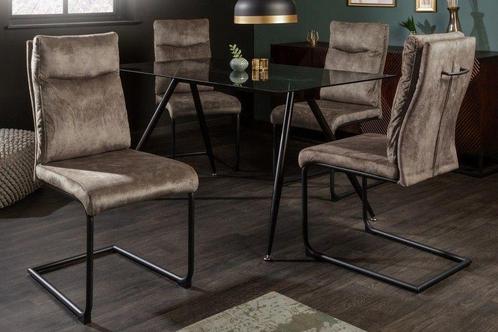 Moderne sledestoel COMFORT antiek taupe met comforthandgreep, Huis en Inrichting, Stoelen, Ophalen of Verzenden