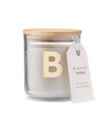 HEMA Kaars in glas Ø8x10cm letter B, Verzenden, Nieuw