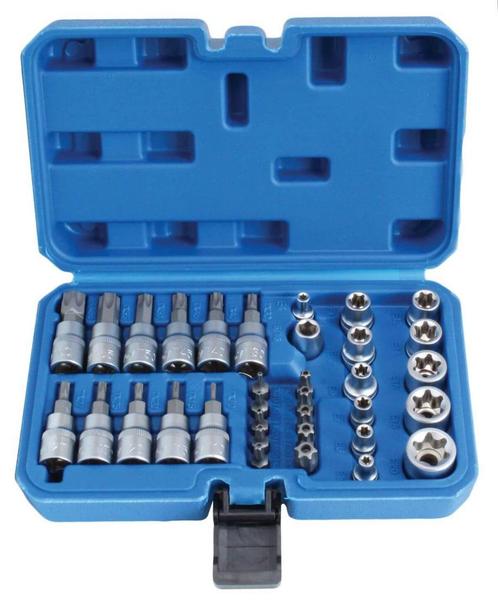 Torx Dopset - Torxset En E Socket Set - 34 Delig - 3/8 Duims, Doe-het-zelf en Verbouw, Gereedschap | Handgereedschap, Nieuw, Ophalen of Verzenden