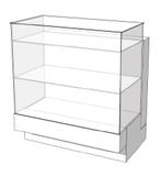SUPER HIGH GLOSSY vitrine toonbank wit 100 cm, Zakelijke goederen, Kantoor en Winkelinrichting | Winkel en Inventaris