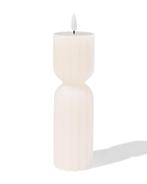 HEMA Led vormkaars 6.2x23cm diabolo ivoor 2+1 gratis, Huis en Inrichting, Woonaccessoires | Kandelaars en Kaarsen, Verzenden, Nieuw