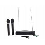 Karaoke set met 2 draadloze microfoons en receiver zwart, Audio, Tv en Foto, Overige Audio, Tv en Foto, Ophalen of Verzenden, Nieuw