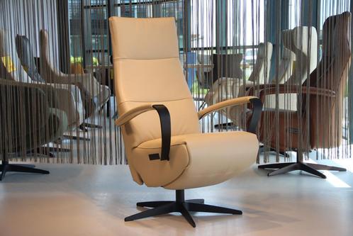 Relaxfauteuil leer 3 motoren De Toekomst Twice Pro TW-270N, Huis en Inrichting, Fauteuils, Nieuw, Leer, Ophalen of Verzenden