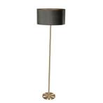 Vloerlamp messing met ovale velours kap groen 50cm - Simplo, Nieuw, Overige materialen, Modern, 150 tot 200 cm