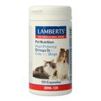 Lamberts Omega 3 voor dieren hond en kat 120 Capsules, Verzenden, Nieuw