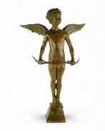 Pierre Chenet (XX-XXI) - sculptuur, Cupid with Bow - Amor -