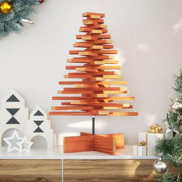 vidaXL Kerstdecoratie kerstboom 80 cm massief grenenhout beschikbaar voor biedingen