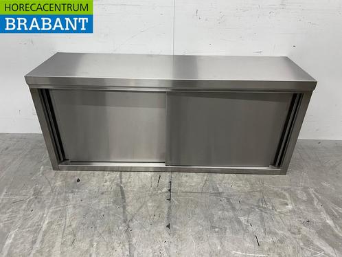 RVS Wandkast 2 schuifdeuren 140 cm Horeca, Zakelijke goederen, Horeca | Keukenapparatuur, Gebruikt, Ophalen of Verzenden