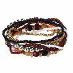Fako Bijoux® - Armband - Beachbumb - Bruin, Sieraden, Tassen en Uiterlijk, Armbanden, Verzenden, Nieuw