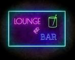 LOUNGE & BAR  neon sign - LED neon reclame bord, Zakelijke goederen, Overige Zakelijke goederen, Verzenden