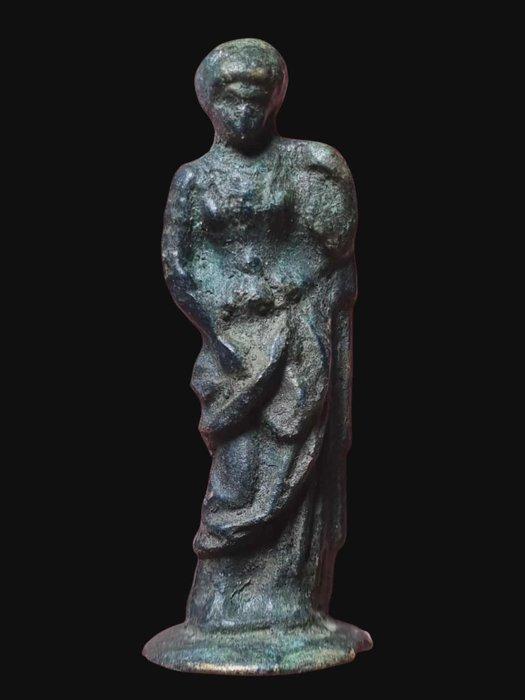 Oud-Romeins Brons Interesting goddess Statuette (Zonder, Antiek en Kunst, Antiek | Overige Antiek