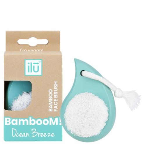 ilu Bamboom! Face Brush Bamboo - Ocean Breeze, Sieraden, Tassen en Uiterlijk, Uiterlijk | Gezichtsverzorging, Verzorging, Nieuw
