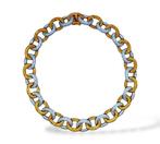 Halsketting - 18 karaat Geel goud, Witgoud, SABBADINI 18K, Nieuw