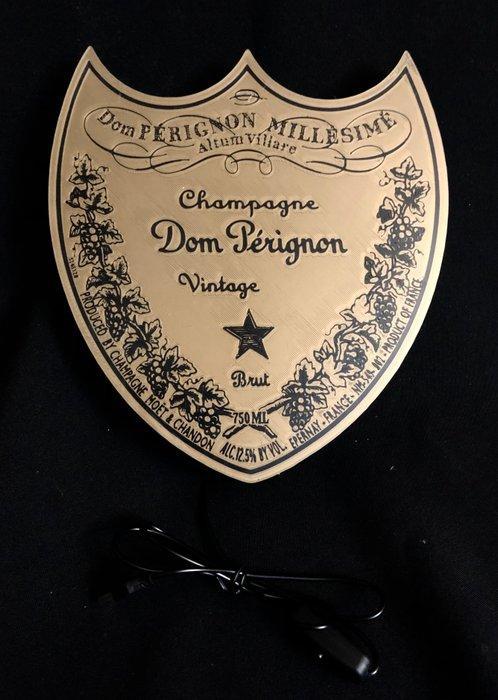 Tribute to Dom Perignon Champagne - Reclamebord met, Verzamelen, Wijnen