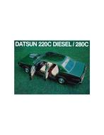 1975 DATSUN 220C DIESEL 280C BROCHURE NEDERLANDS, Boeken, Auto's | Folders en Tijdschriften, Nieuw, Author