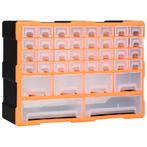 vidaXL Organiser met 38 lades 52x16x37,5 cm, Verzenden, Nieuw