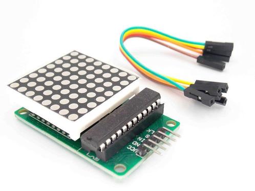 MAX7219 Dot matrix module 8x8 - gemonteerd, Hobby en Vrije tijd, Elektronica-componenten, Verzenden