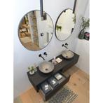 Spiegel LoooX Mirror Black Line Round Ø 100cm, Huis en Inrichting, Woonaccessoires | Spiegels, Ophalen of Verzenden, Nieuw