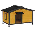 Houten Hondenhok – Weerbestendig Buitenhuis met Asfaltdak, Dieren en Toebehoren, Hondenhokken, Verzenden, Nieuw