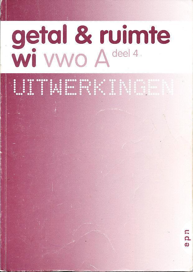 Getal en Ruimte A VWO deel 4 Uitwerkingen, Boeken, Schoolboeken, Nieuw, Verzenden
