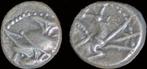 1st cent Bc Celtic Gallia Allobroges Ar denier à lhippo.., Verzenden