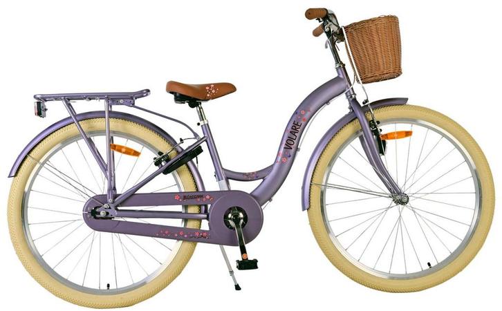 Volare Blossom Kinderfiets - Meisjes - 26 inch - Paars -, Fietsen en Brommers, Fietsen | Meisjes, 26 inch of meer, Nieuw, Verzenden
