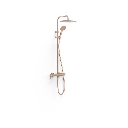 Regendouche Tres Fuji 203 Cm met Handdouche Mat Rose Gold, Doe-het-zelf en Verbouw, Sanitair, Kraan, Nieuw, Ophalen of Verzenden
