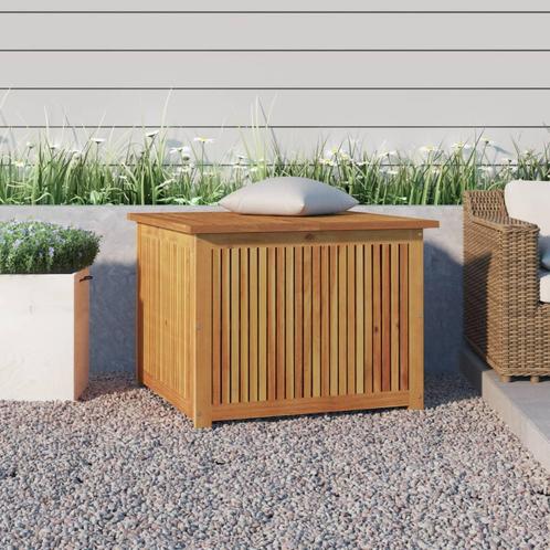 vidaXL Tuinbox 75x75x58 cm massief acaciahout, Tuin en Terras, Overige Tuin en Terras, Nieuw, Verzenden