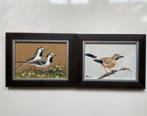 H Poeder - Birds, Antiek en Kunst, Kunst | Schilderijen | Modern