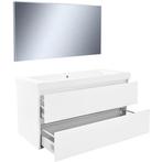 Wiesbaden Vision Meubelset Inclusief Spiegel - 100cm - Wit, Ophalen of Verzenden, Nieuw