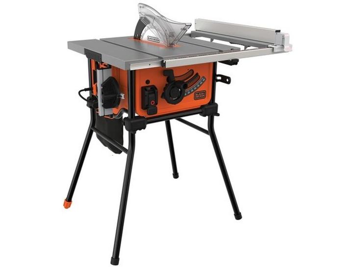 BLACK+DECKER BES720-QS - Tafelzaag 1800W 254mm -, Doe-het-zelf en Verbouw, Gereedschap | Handgereedschap, Zo goed als nieuw, Verzenden