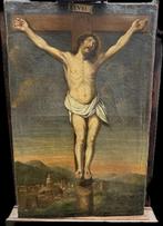 Scuola nordica (XVIII) - Cristo crocifisso, Antiek en Kunst, Kunst | Schilderijen | Klassiek