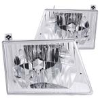 ANZO 1992-2006 Ford Econoline Crystal Headlights Chrome -, Auto-onderdelen, Ophalen of Verzenden, Nieuw