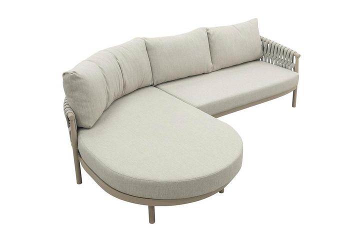 Taste Catalana loungebank chaise longue (rechts) - Latte, Tuin en Terras, Tuinsets en Loungesets, Nieuw, Overige materialen, Verzenden