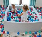 Praktische ballenbak met wasbare hoes - 120x120 cm - 600..., Ophalen of Verzenden, Nieuw