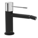 Bidet Mengkraan Sapho Solaris Mat Zwart/Chroom, Doe-het-zelf en Verbouw, Sanitair, Ophalen of Verzenden, Nieuw, Chroom, Kraan