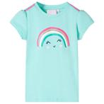 vidaXL Kindershirt 116 lichtmint, Verzenden, Nieuw