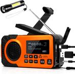 Noodradio - DAB+ - Opwindbaar met Zwengel - Zonnepaneel - BT, Audio, Tv en Foto, Ophalen of Verzenden, Nieuw, Radio