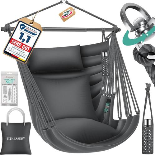 Hangstoel Haiti - ophang stoel  - 360 ° rotatie - max 150, Tuin en Terras, Tuinsets en Loungesets, Verzenden