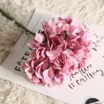 Hortensia 35cm. single hydrangea  oudroze, per stuk oud roze, Ophalen of Verzenden, Nieuw