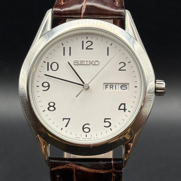 Seiko - Quartz Day-Date - Zonder minimumprijs - 7N43-8060 -, Sieraden, Tassen en Uiterlijk, Horloges | Antiek