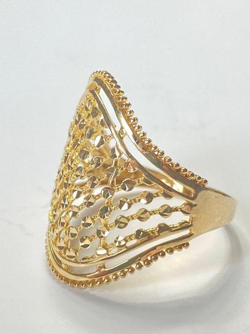 Zonder Minimumprijs - Ring - 18 karaat Geel goud, Sieraden, Tassen en Uiterlijk, Ringen